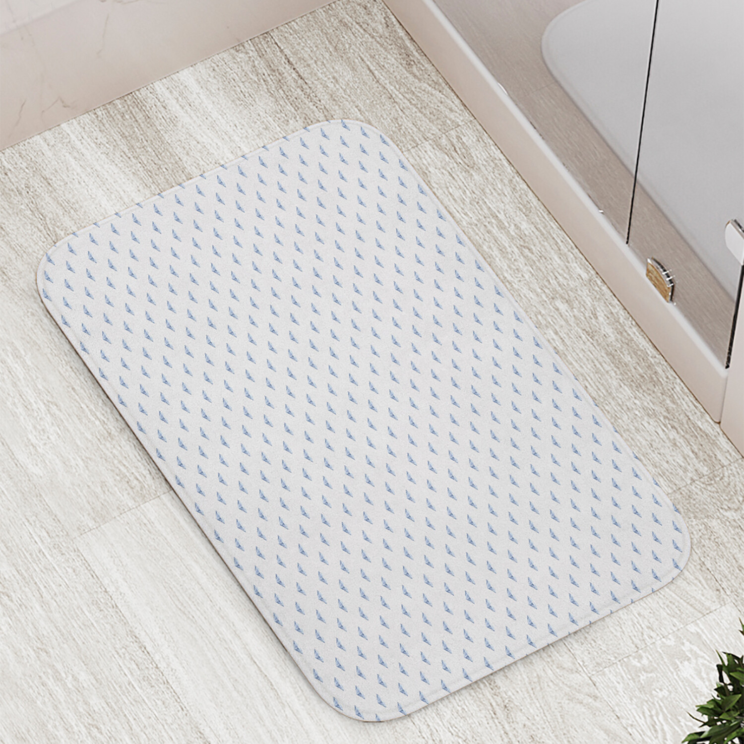 

Коврик противоскользящий JoyArty "Ограненный алмаз" для ванной сауны бассейна 77х52 см, Ограненный алмаз