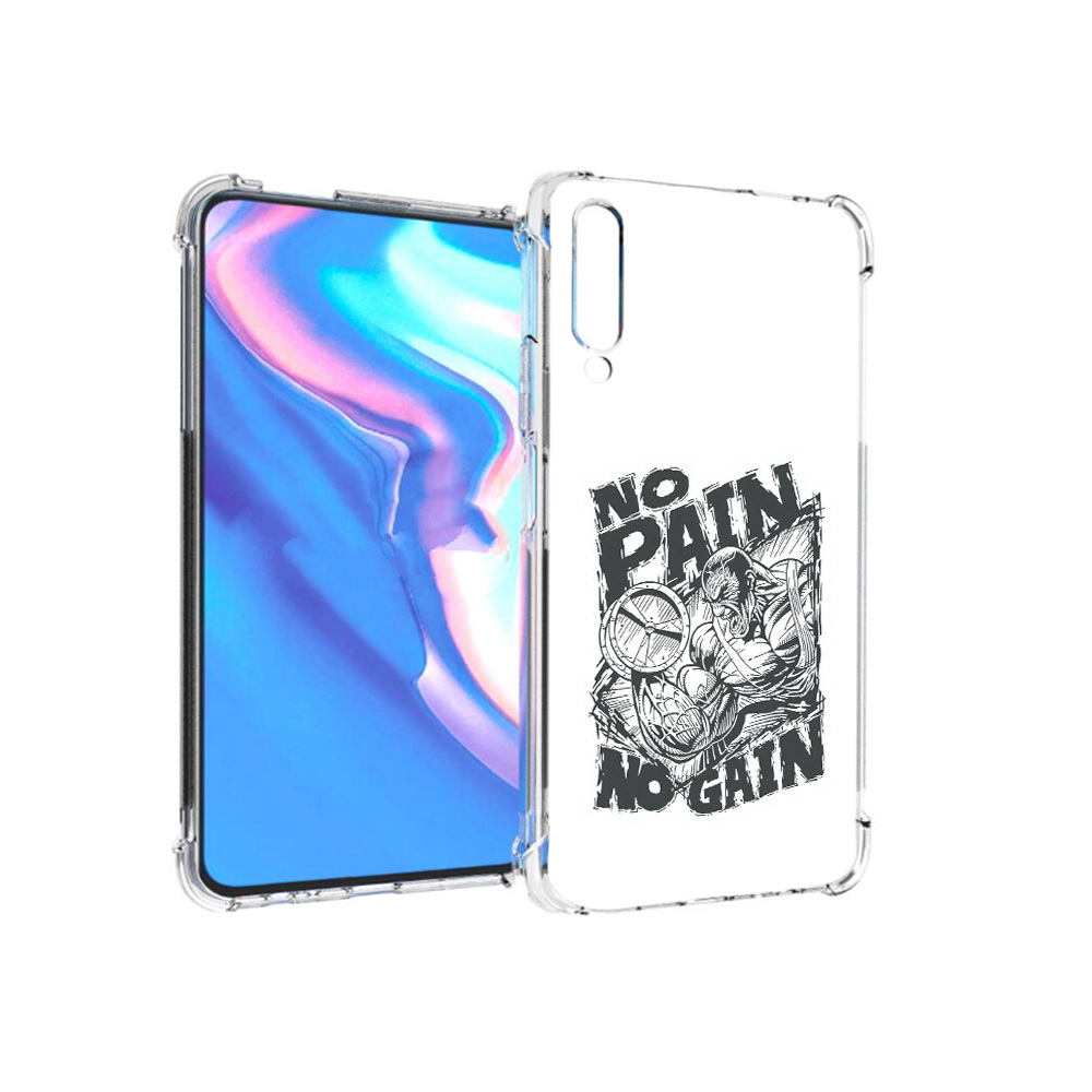 

Чехол MyPads Tocco для Honor 9X Pro бодибилдинг тяжелая работа, Прозрачный, Tocco