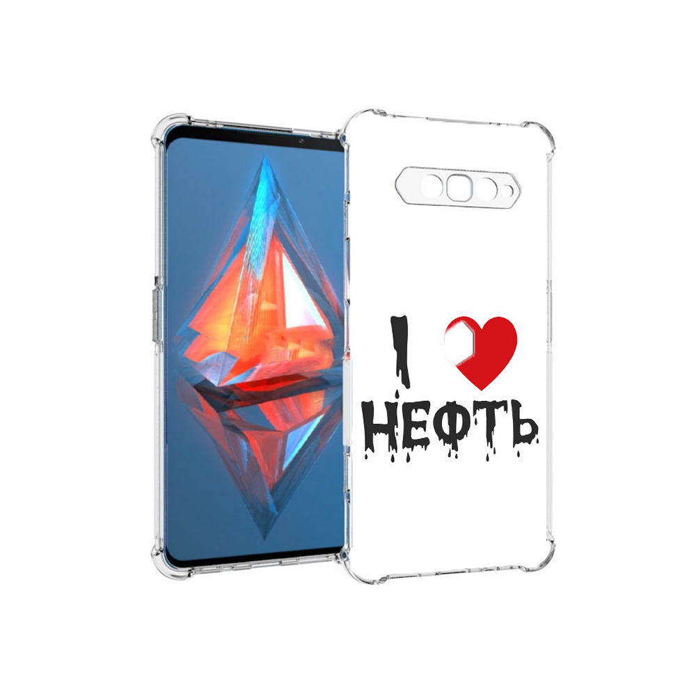 

Чехол MyPads Tocco для Xiaomi Black Shark 4 нефть (PT162389.266.522), Прозрачный, Tocco