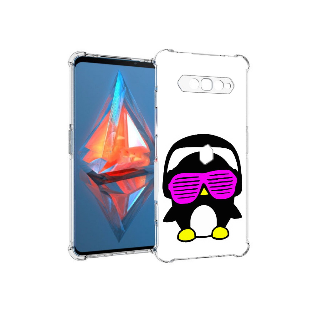 

Чехол MyPads Tocco для Xiaomi Black Shark 4 пингвин (PT162389.266.541), Прозрачный, Tocco