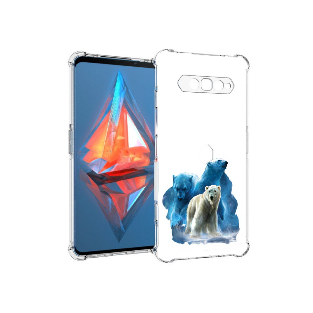 

Чехол MyPads Tocco для Xiaomi Black Shark 4 полярный медведь (PT162389.266.549), Прозрачный, Tocco