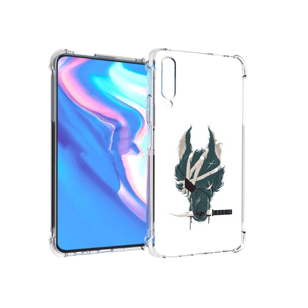 

Чехол MyPads Tocco для Honor 9X Pro волк-разбойник, Прозрачный, Tocco