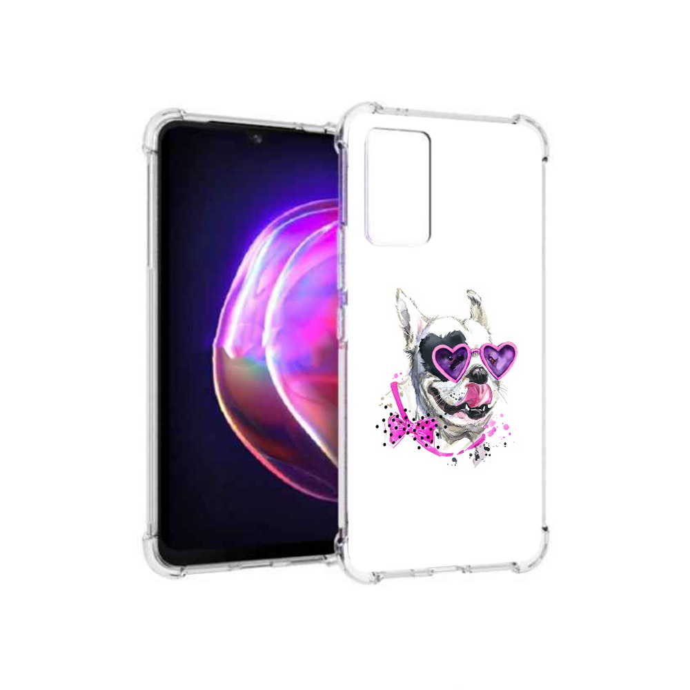 

Чехол MyPads Tocco для Vivo V21 акварельный пёс (PT161781.395.218), Прозрачный, Tocco