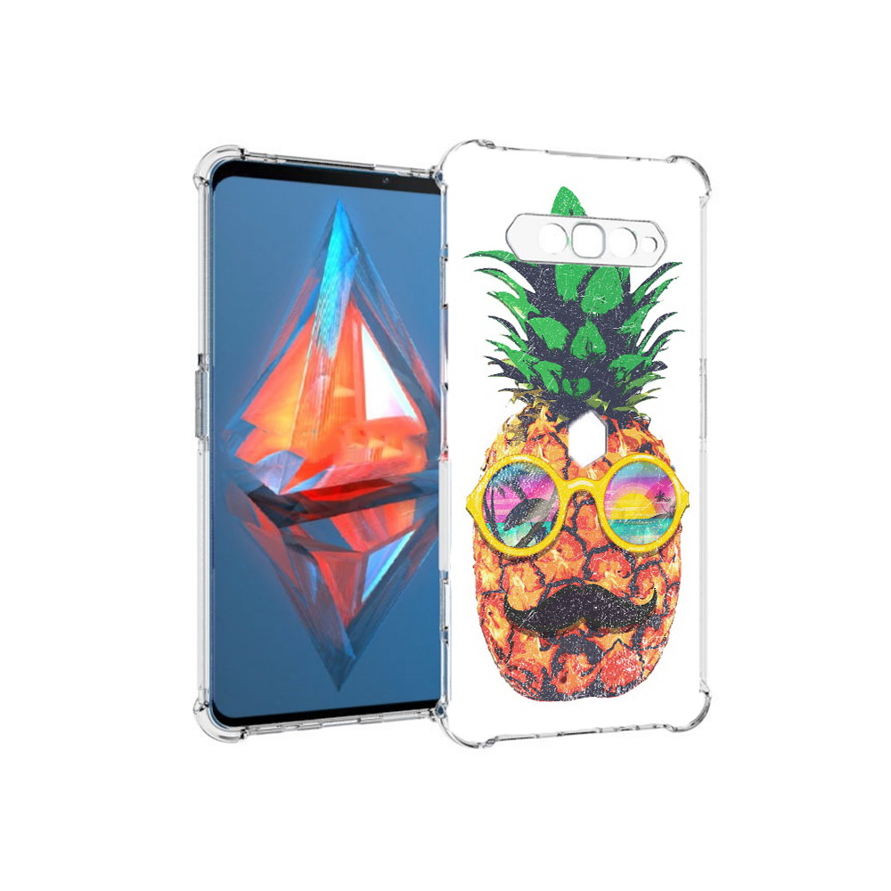 

Чехол MyPads Tocco для Xiaomi Black Shark 4 прикольный ананас с лицом (PT162389.266.556), Прозрачный, Tocco