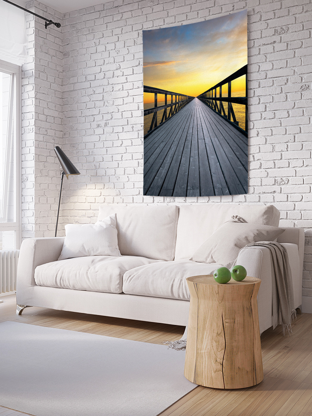 

Вертикальное фотопанно на стену JoyArty Бескрайний мост 150x200 см, Бескрайний мост