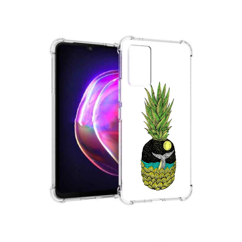 

Чехол MyPads Tocco для Vivo V21 ананас с китом (PT161781.395.220), Прозрачный, Tocco