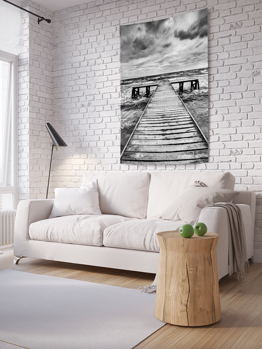

Вертикальное фотопанно на стену JoyArty Бурные воды 150x200 см, Бурные воды