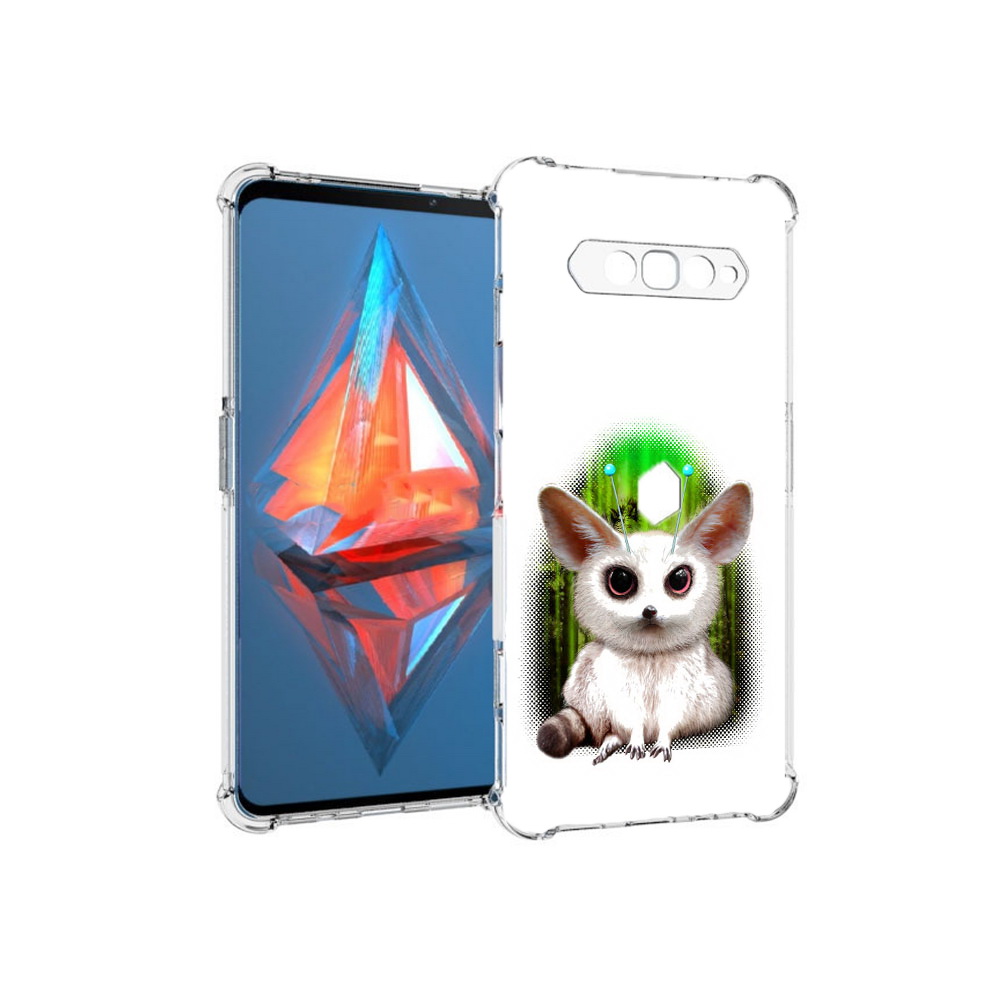 

Чехол MyPads Tocco для Xiaomi Black Shark 4 пушистое животное (PT162389.266.560), Прозрачный, Tocco