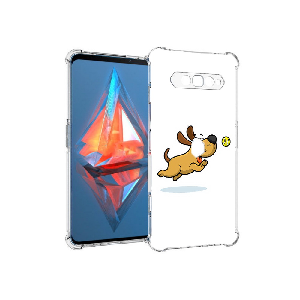 

Чехол MyPads Tocco для Xiaomi Black Shark 4 пёсик (PT162389.266.563), Прозрачный, Tocco