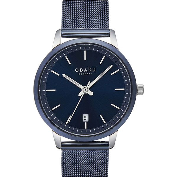 Наручные часы мужские Obaku V270GDHLML синие