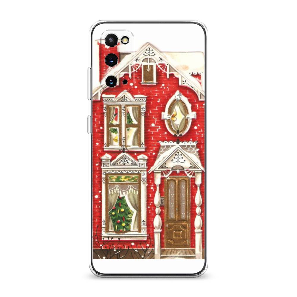 

Чехол на Samsung Galaxy S20 "Пряничный домик", Белый;красный;зеленый, 29250-5