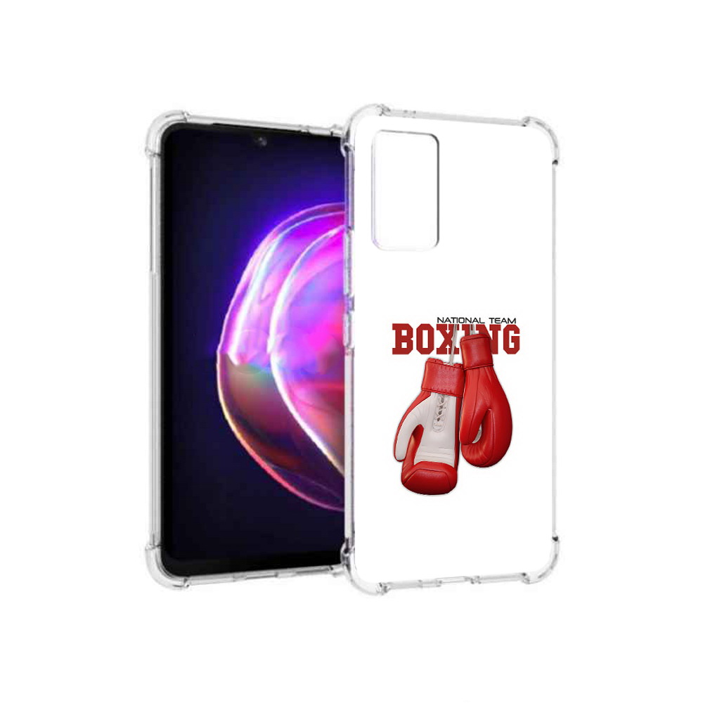 

Чехол MyPads Tocco для Vivo V21 боксерские перчатки (PT161781.395.244), Прозрачный, Tocco