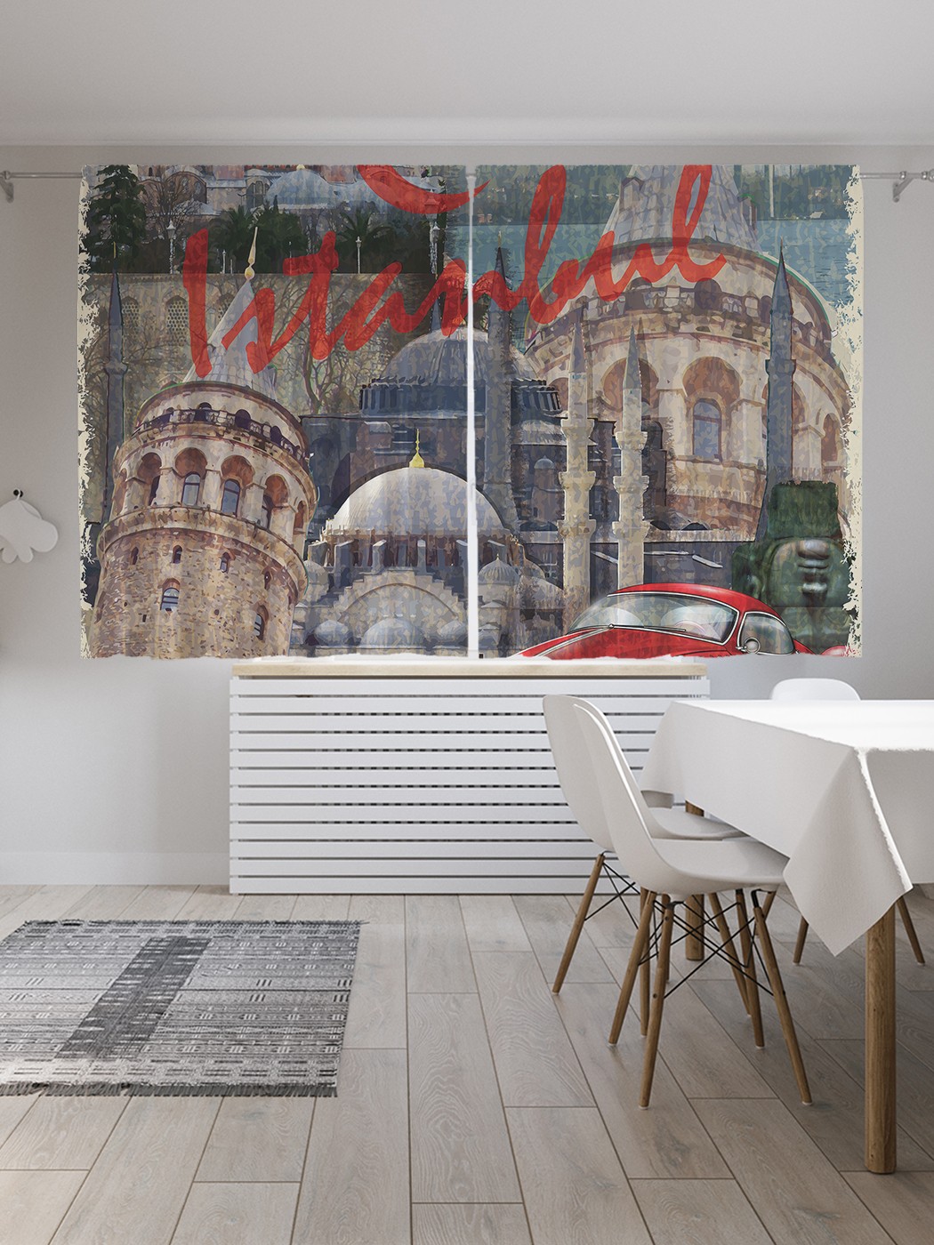 

Классические шторы JoyArty "Мечети Стамбула", серия Oxford DeLux, 2 полотна 145x180 см, Мечети Стамбула