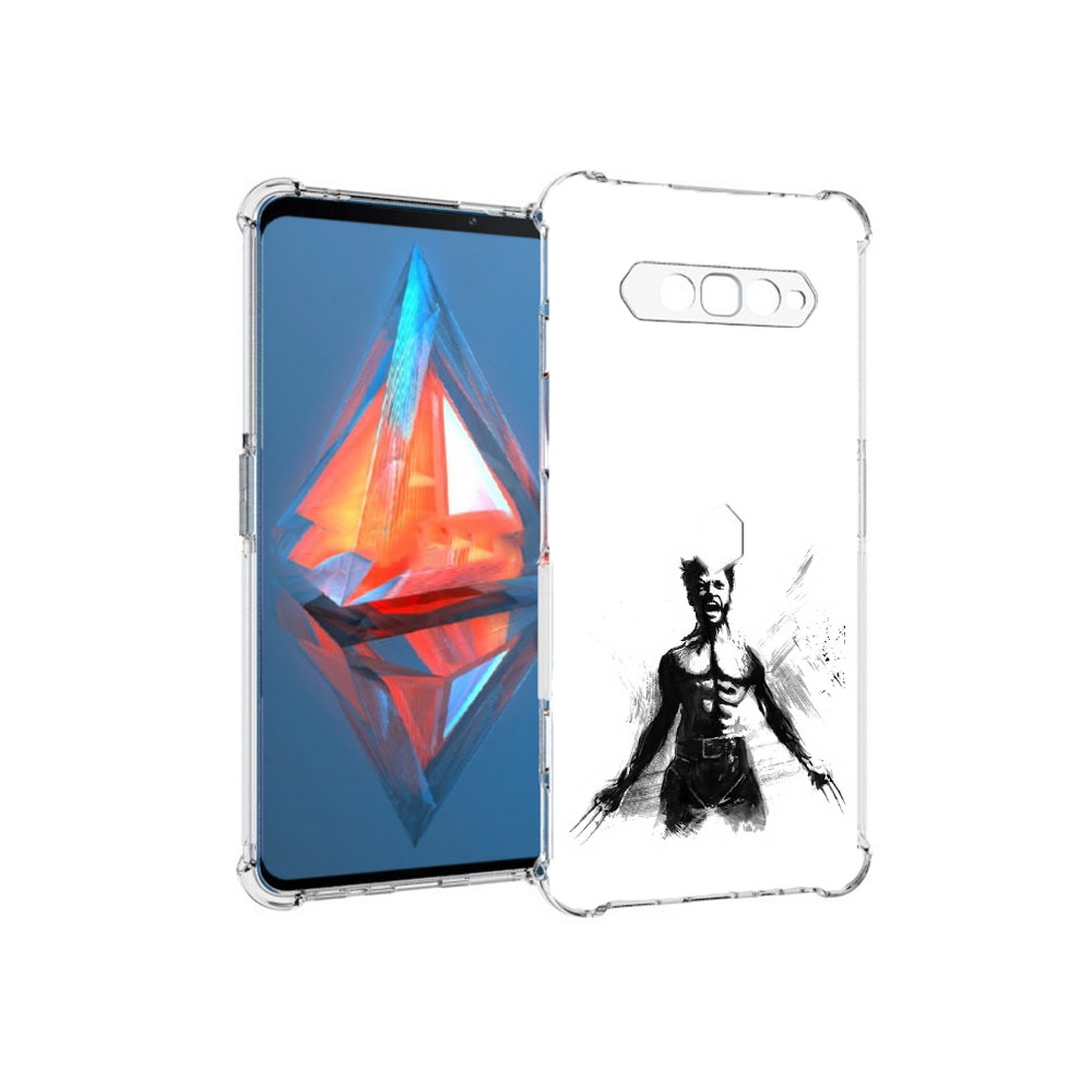 

Чехол MyPads Tocco для Xiaomi Black Shark 4 росомаха (PT162389.266.587), Прозрачный, Tocco