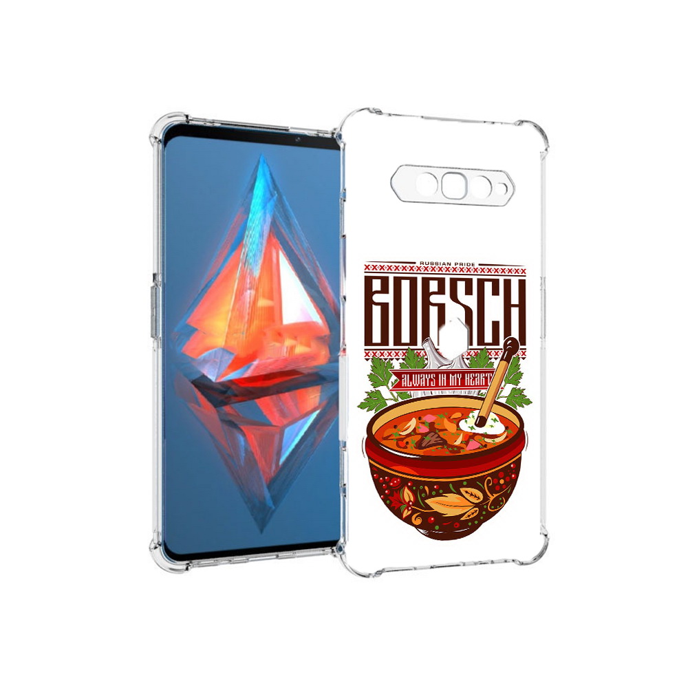 

Чехол MyPads Tocco для Xiaomi Black Shark 4 русский борщ (PT162389.266.589), Прозрачный, Tocco
