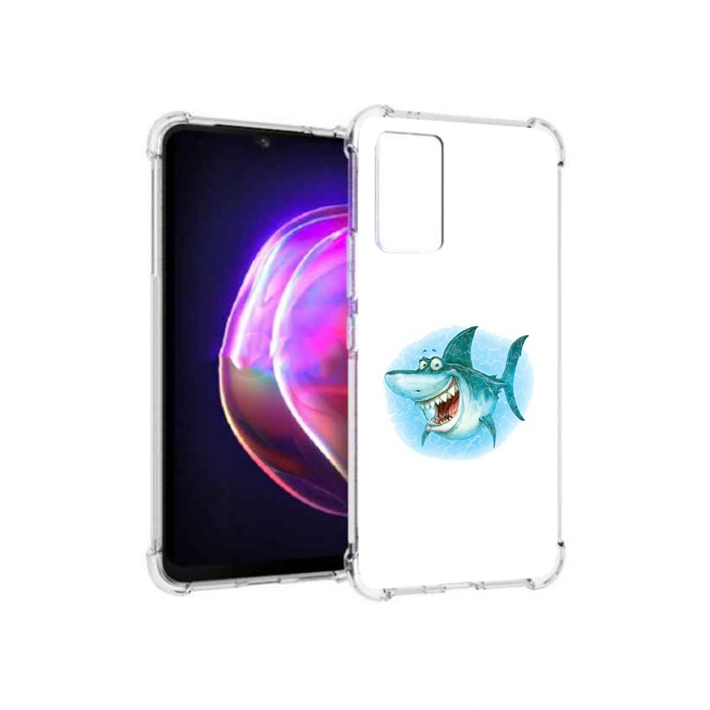

Чехол MyPads Tocco для Vivo V21 веселая акула (PT161781.395.261), Прозрачный, Tocco