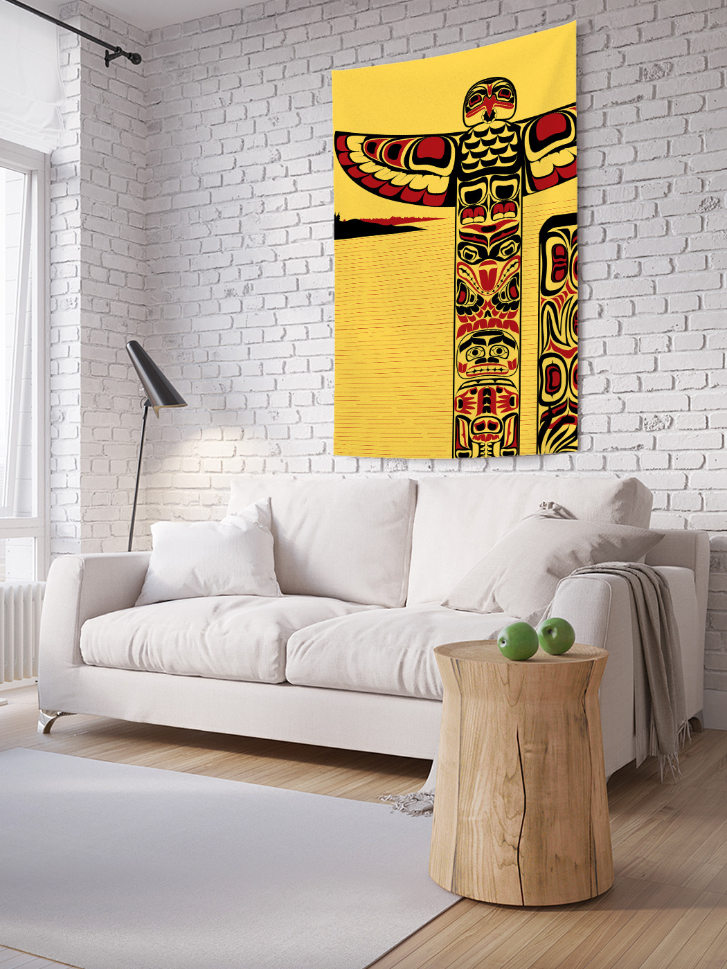 

Вертикальное фотопанно на стену JoyArty Индейские символы 150x200 см, Индейские символы