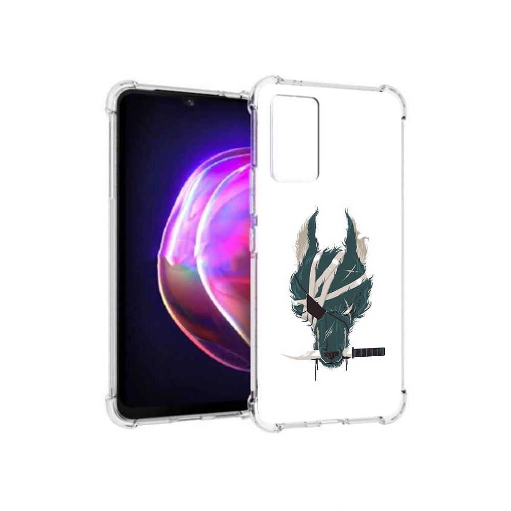 

Чехол MyPads Tocco для Vivo V21 волк-разбойник (PT161781.395.271), Прозрачный, Tocco