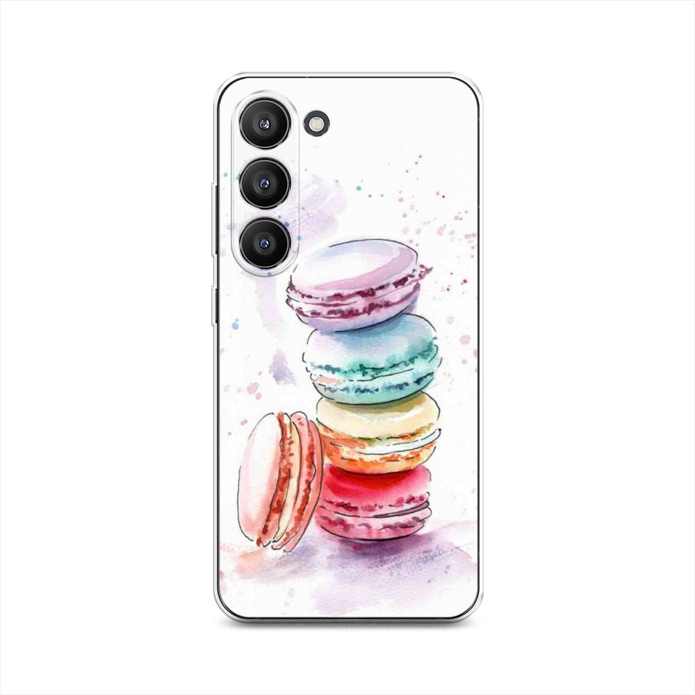 

Чехол Awog на Samsung Galaxy S23 5G "Пирамидка макарони 2", Желтый, 2107350-10