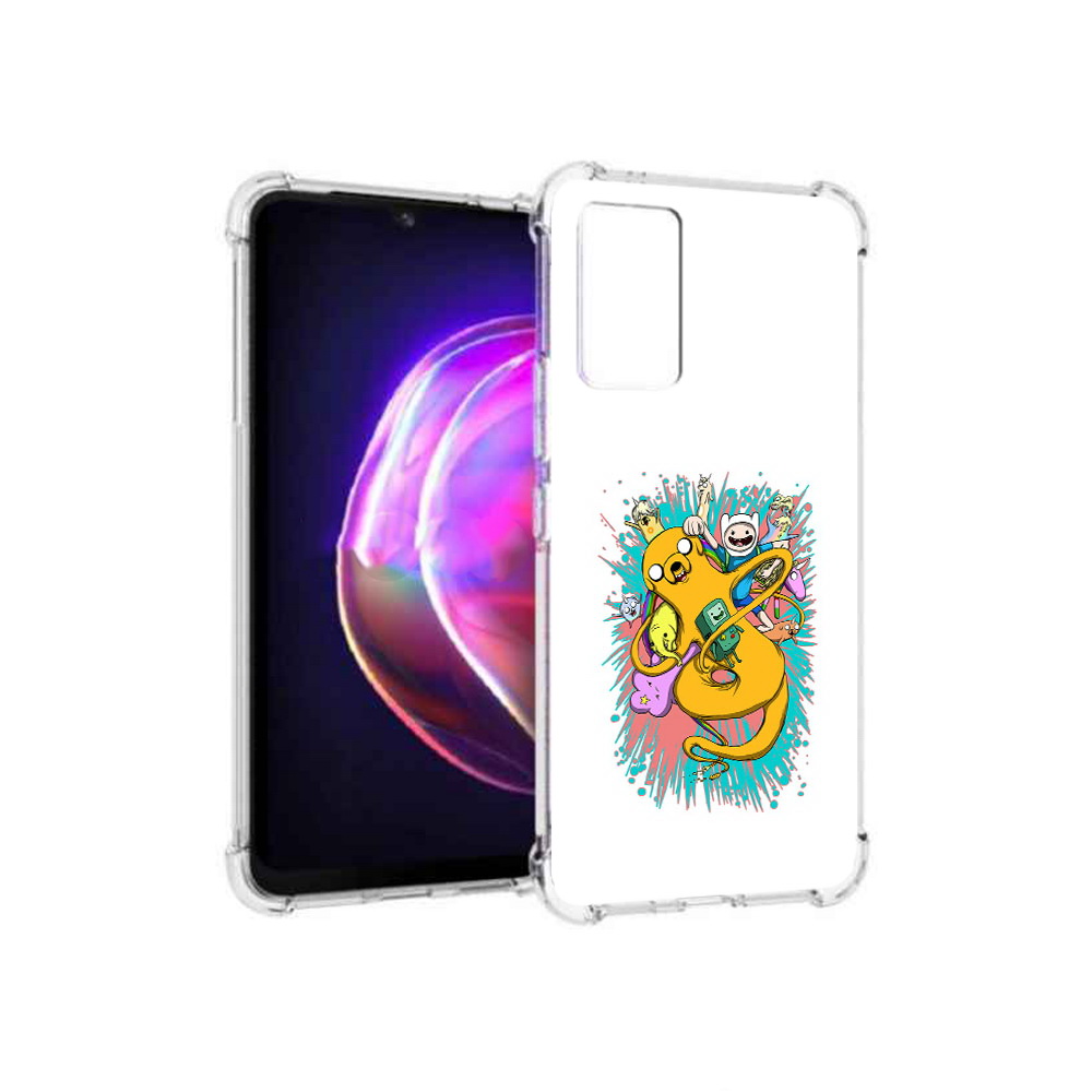 

Чехол MyPads Tocco для Vivo V21 время приключений рисунок (PT161781.395.276), Прозрачный, Tocco
