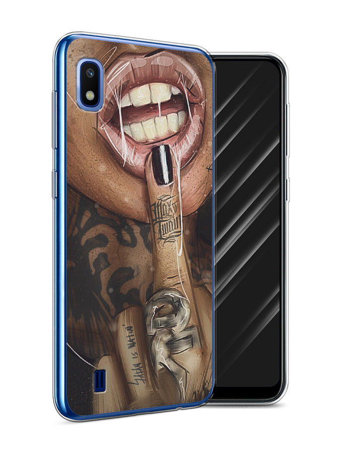 

Чехол Awog на Samsung Galaxy A10 "Девушка с татуировками", Разноцветный, 27950-9