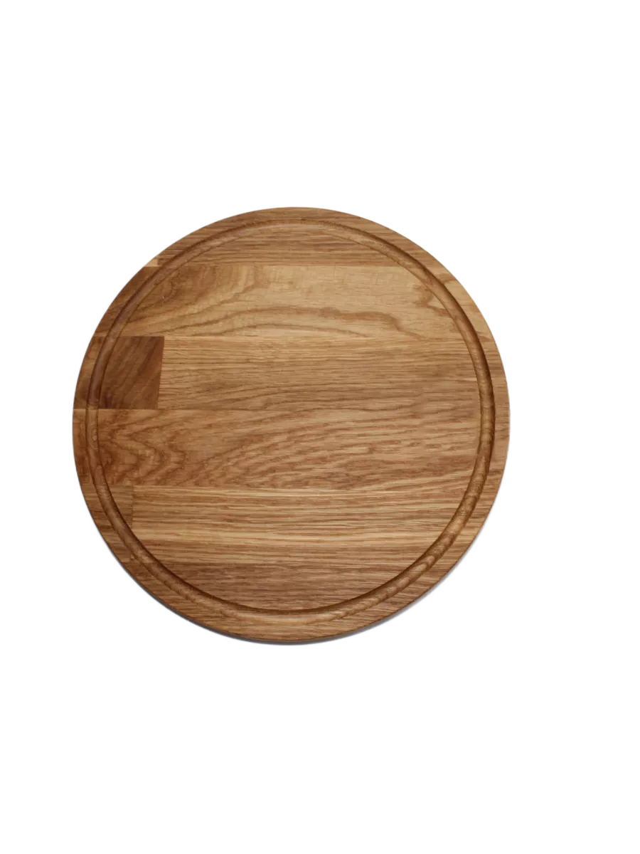 Сервировочное блюдо ФАБРИКА ДЕРЕВА Лесная сказка белый 30x20 см дерево