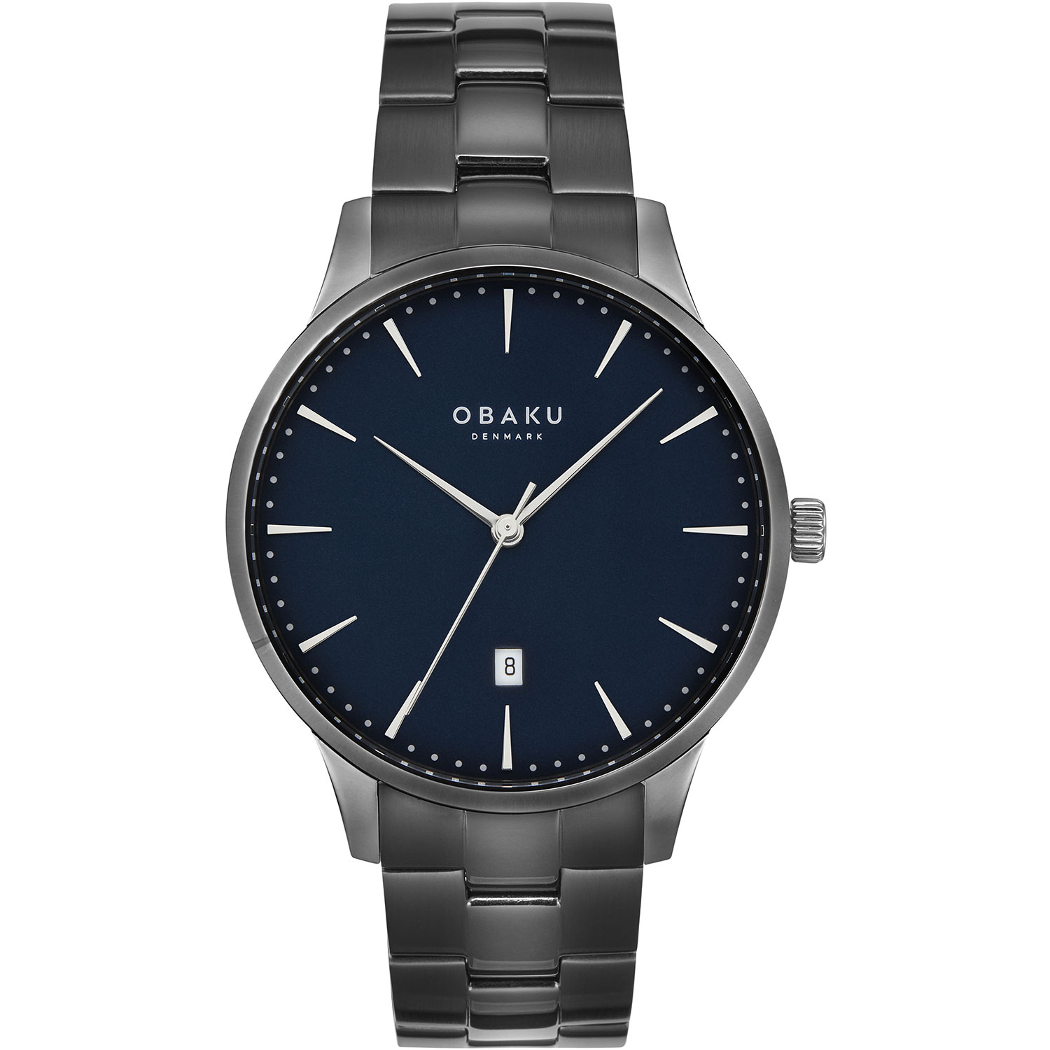 фото Наручные часы мужские obaku v247xdulsu серые