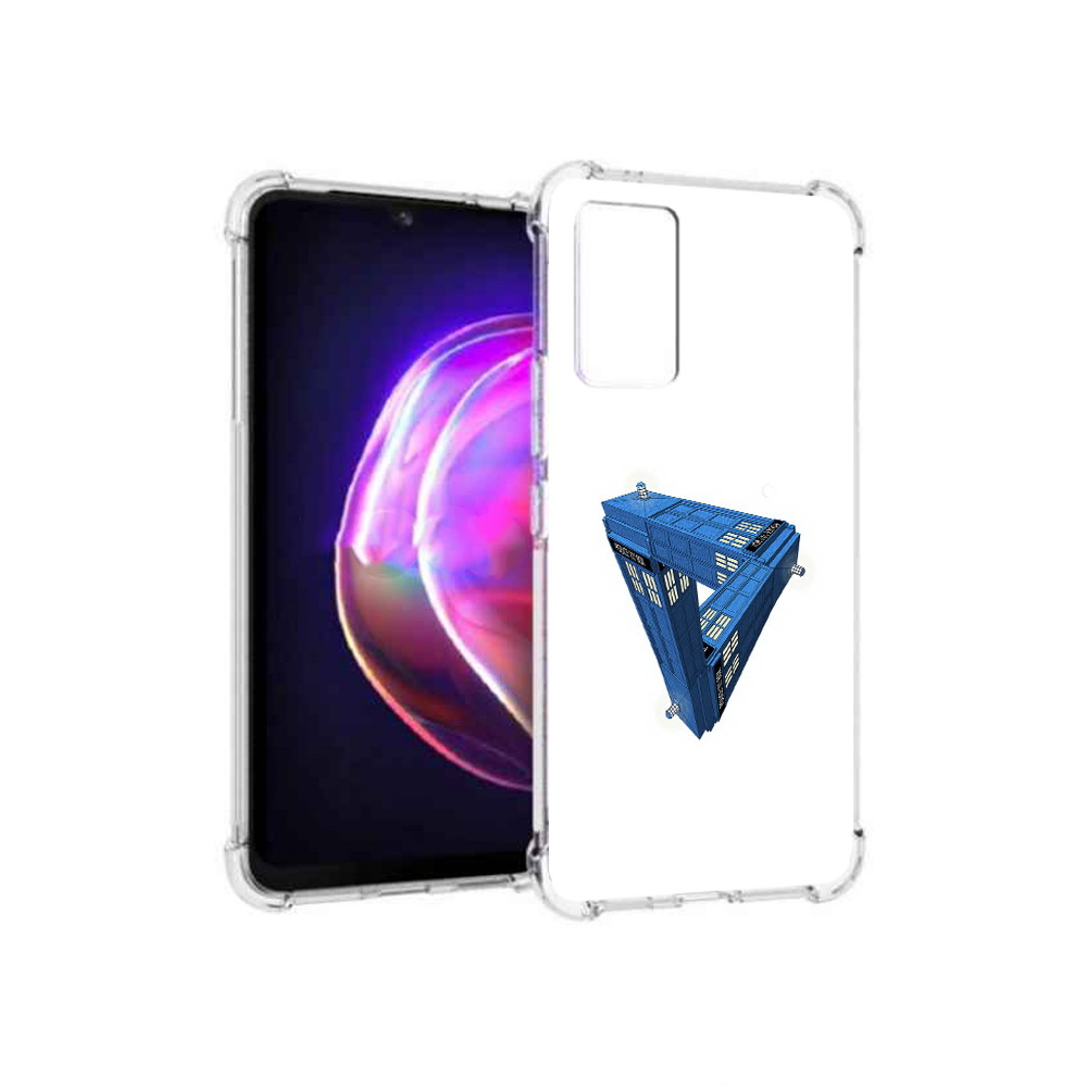 

Чехол MyPads Tocco для Vivo V21 головолока абстракция (PT161781.395.291), Прозрачный, Tocco