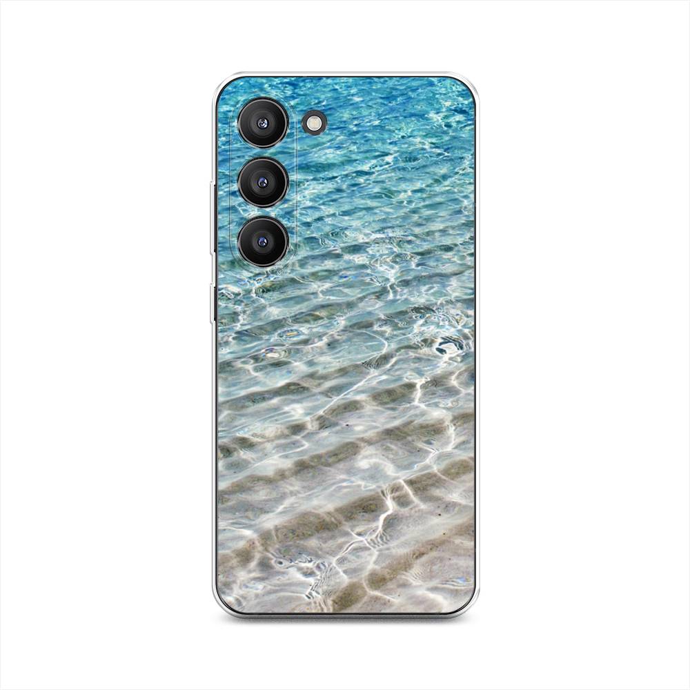 

Чехол Awog на Samsung Galaxy S23 5G "Волны 10", Голубой, 2107350-4