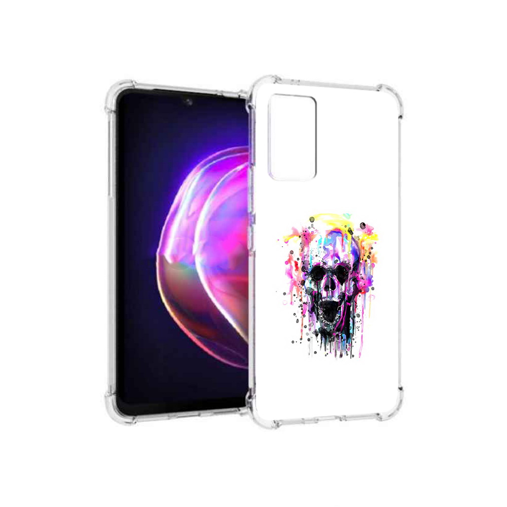 

Чехол MyPads Tocco для Vivo V21 граффити череп (PT161781.395.298), Прозрачный, Tocco