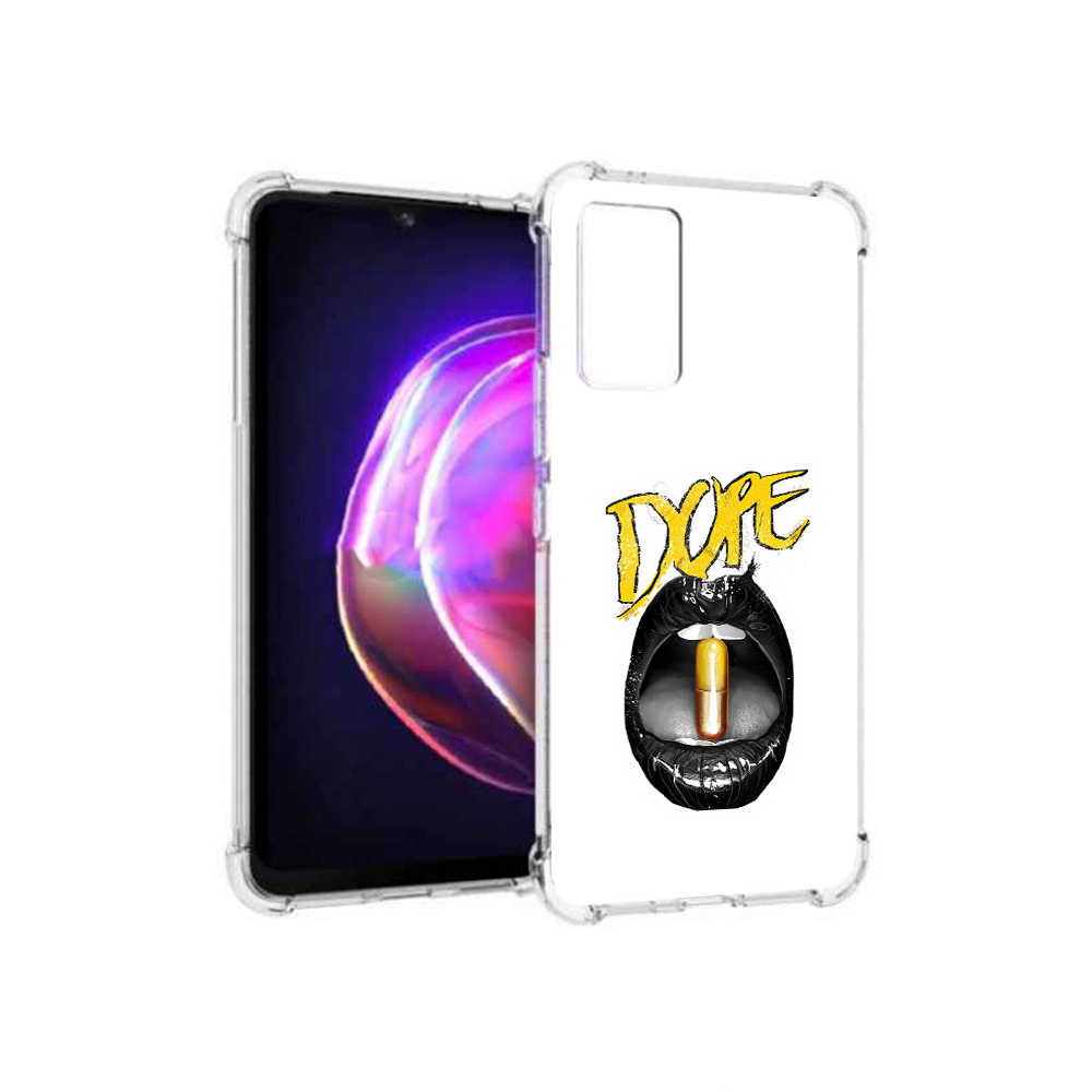 

Чехол MyPads Tocco для Vivo V21 губы (PT161781.395.303), Прозрачный, Tocco