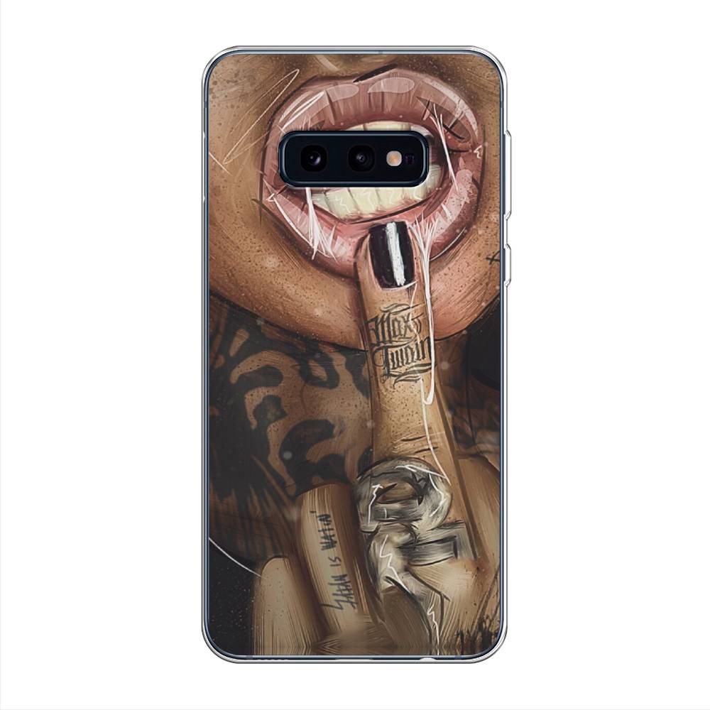 

Чехол Awog на Samsung Galaxy S10E "Девушка с татуировками", Разноцветный, 27250-9