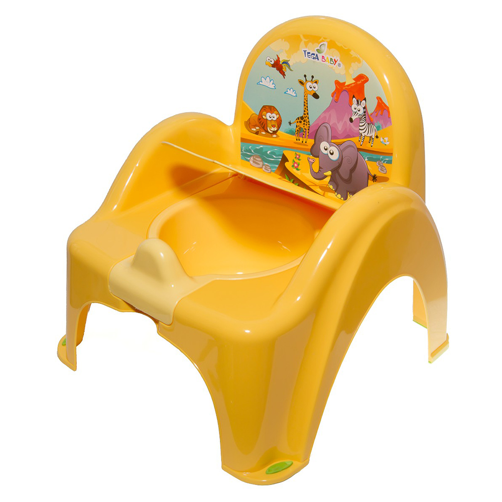 фото Горшок-кресло tega baby сафари желтый