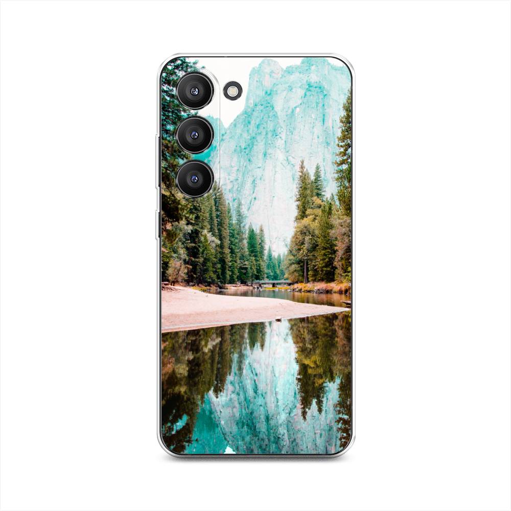

Чехол Awog на Samsung Galaxy S23 5G "Горы 11", Зеленый;голубой, 2107350-4