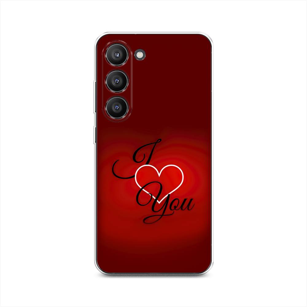 

Чехол Awog на Samsung Galaxy S23 5G "I love you 3", Красный;черный, 2107350-6