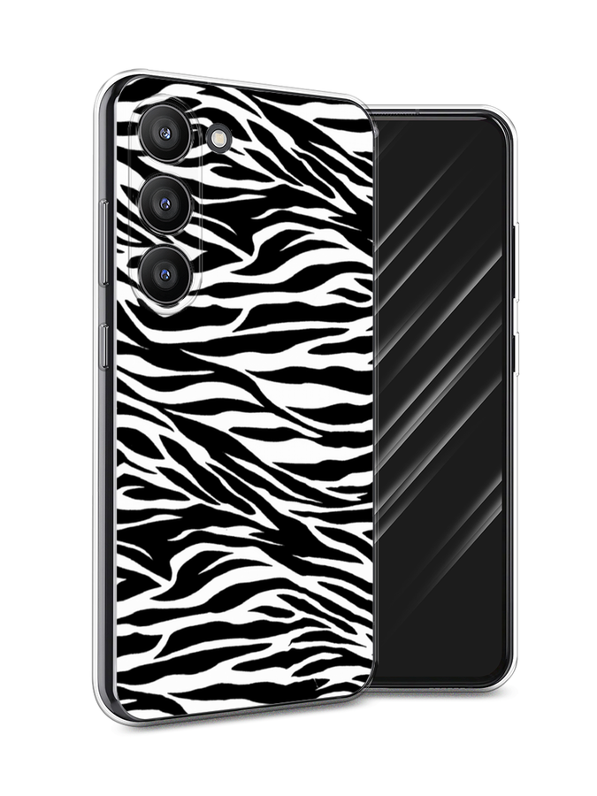 

Чехол Awog на Samsung Galaxy S23 5G "Принт зебра", Белый;серый;черный, 2107350-7