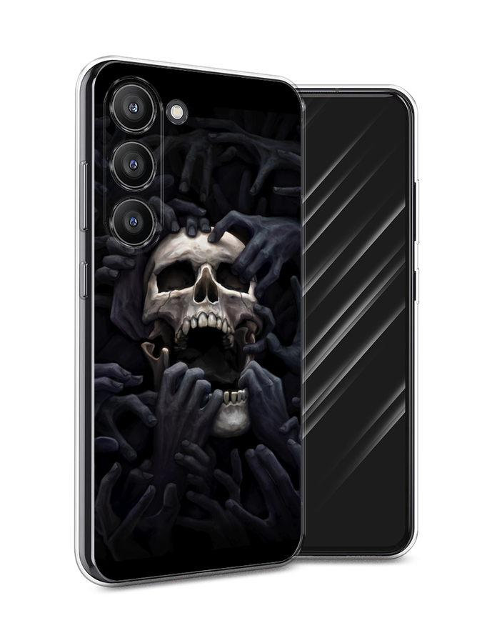 

Чехол Awog на Samsung Galaxy S23 5G "Череп 29", Черный;серый, 2107350-9