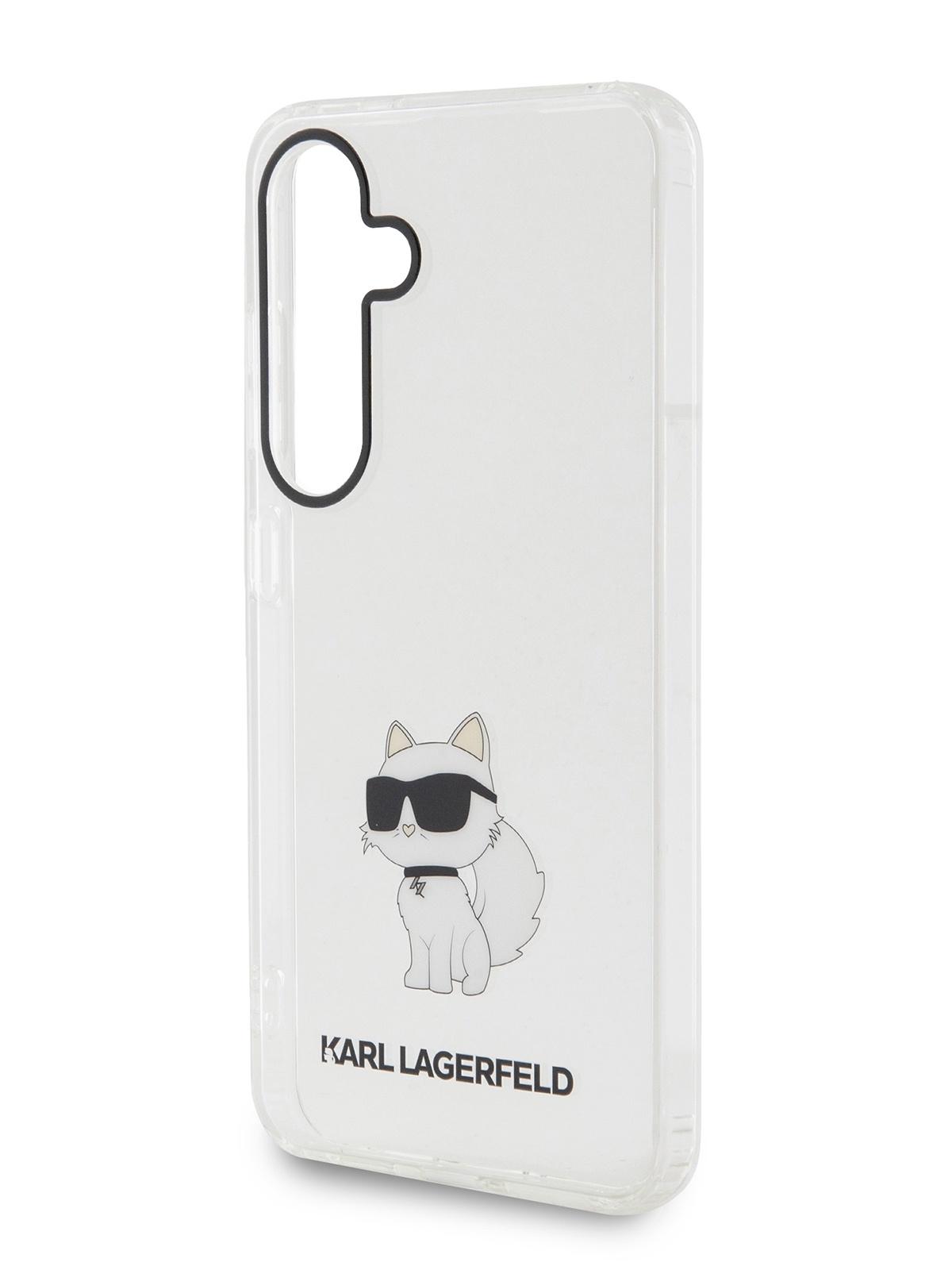 Чехол Karl Lagerfeld для Galaxy S24+ NFT Choupette Hard Transparent