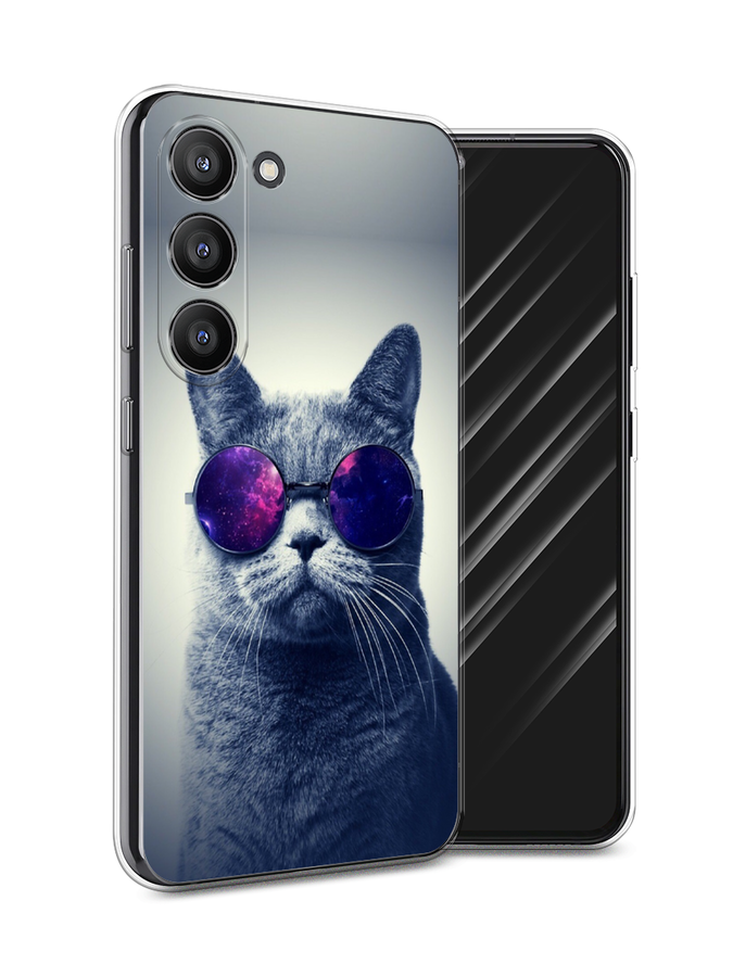 

Чехол Awog на Samsung Galaxy S23 5G "Космический кот", Красный, 2107350-1
