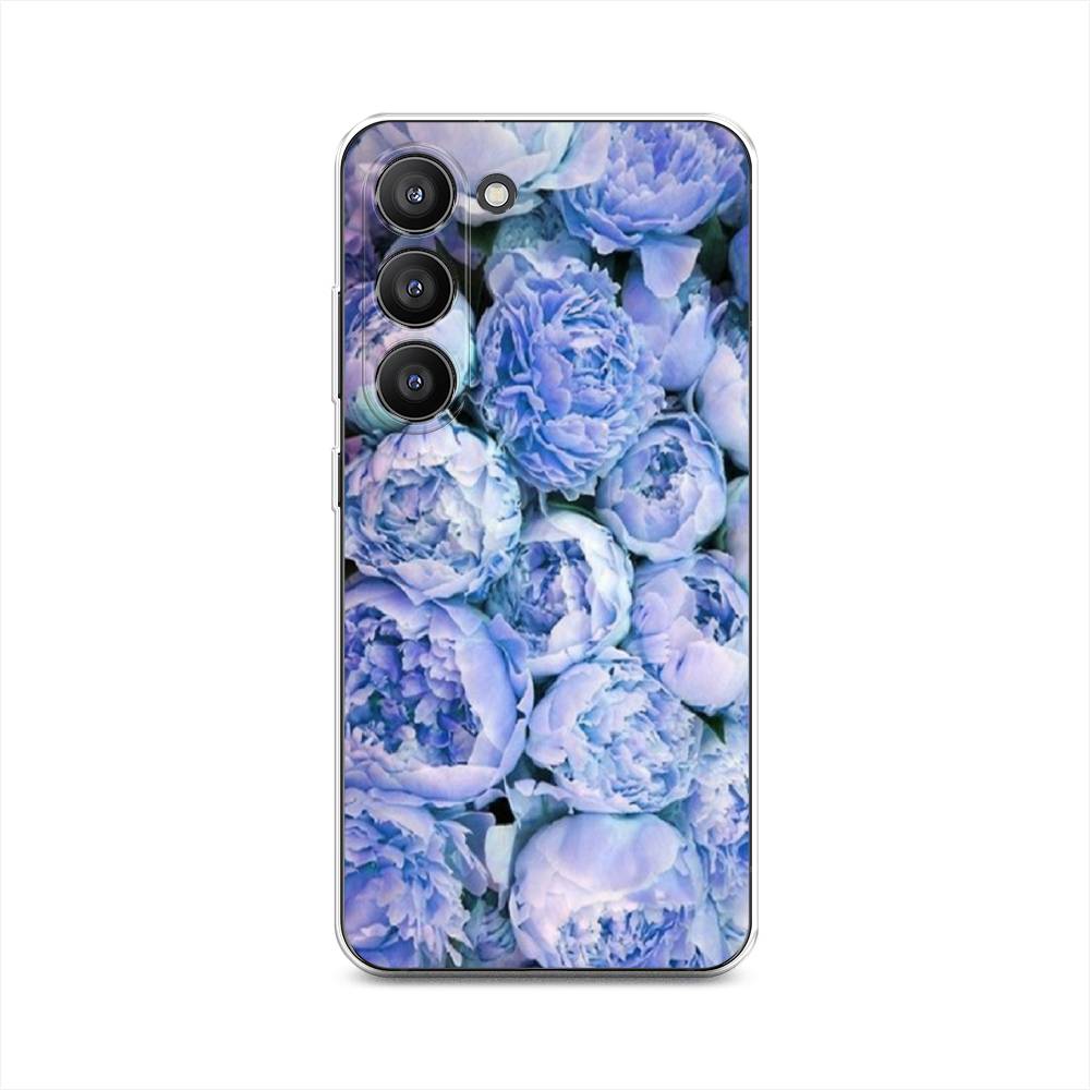 

Чехол Awog на Samsung Galaxy S23 5G "Пионы голубые", Голубой, 2107350-8