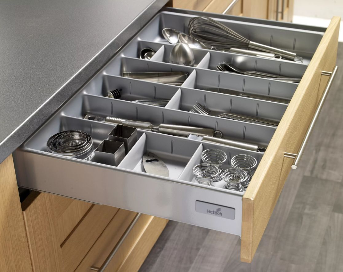 Организация HETTICH OrgaTray 590 для ящиков InnoTech Atira, 470X600 мм серебристый