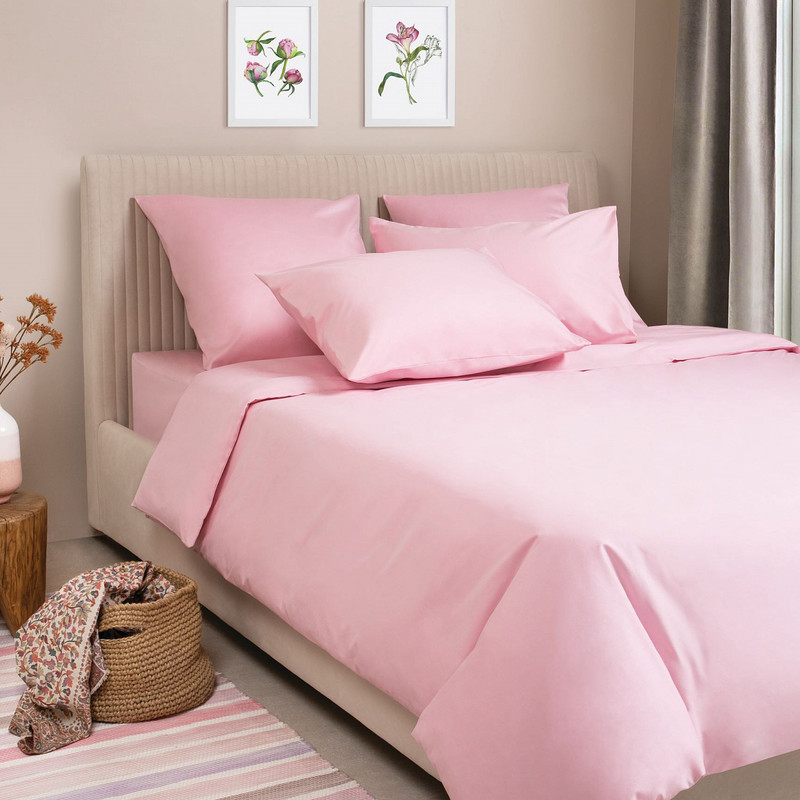 Комплект постельного белья Моноспейс 1,5 сп светло-розовый