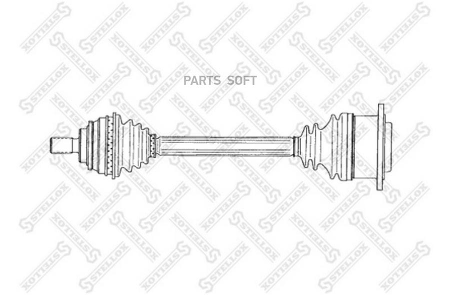 Привод передний! 510mm ABS, 20579 VW Sharan 1.8T/2.0/1.9TDi/2.8 96> 100034989920