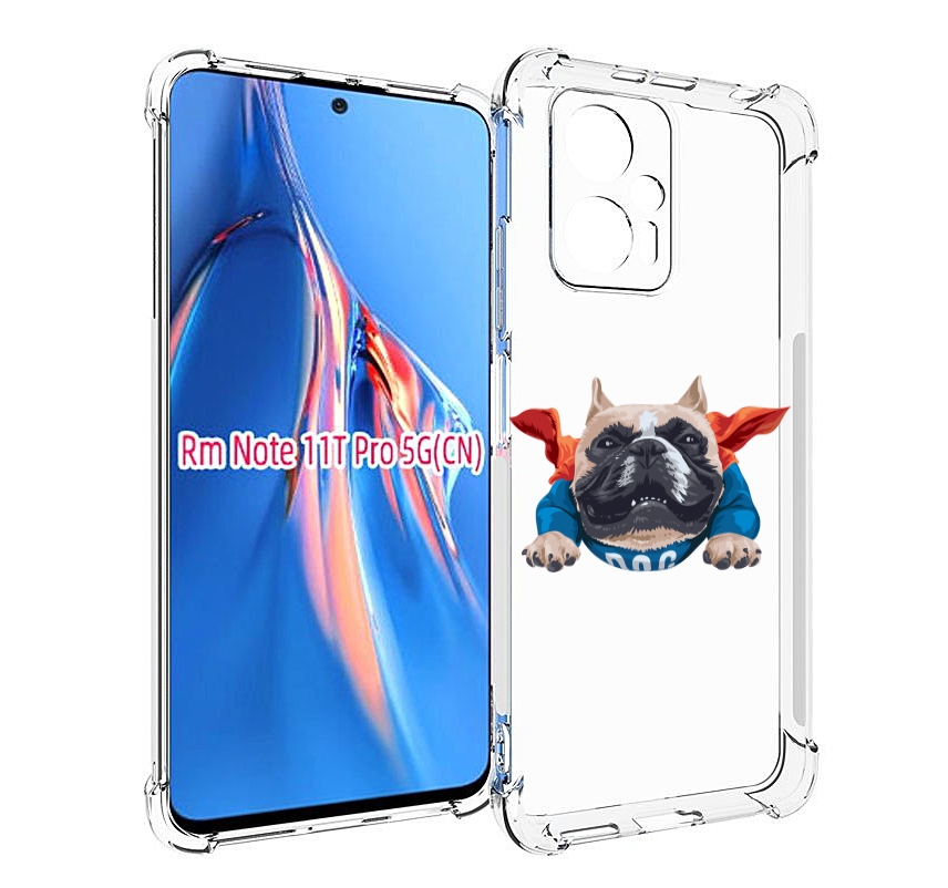 

Чехол MyPads Супер-Дог для Xiaomi Redmi Note 11T Pro / 11T Pro Plus / Poco X4 GT против..., Прозрачный, Tocco
