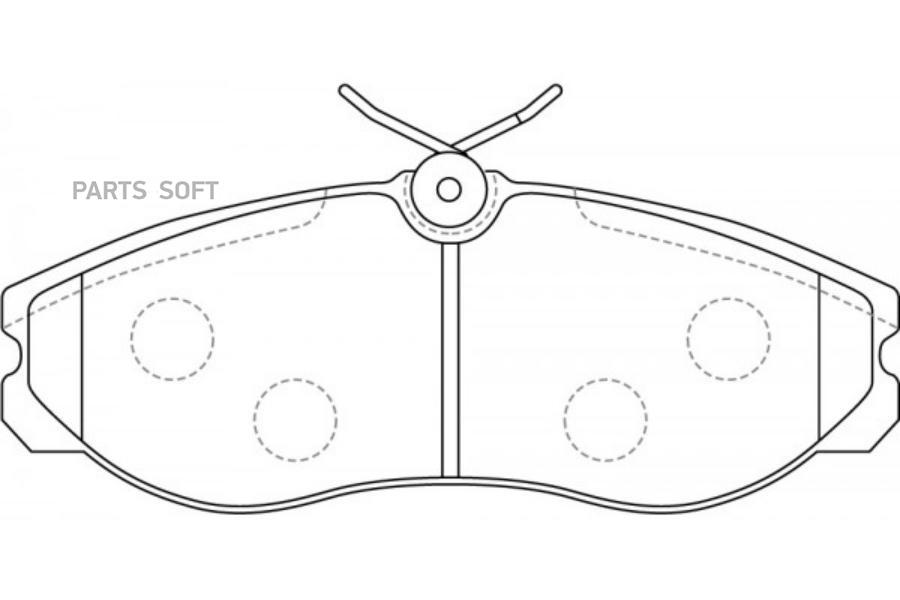 

Тормозные колодки NiBK передние PN2213