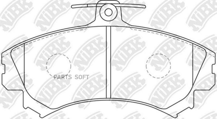 

Тормозные колодки NiBK передние PN3090