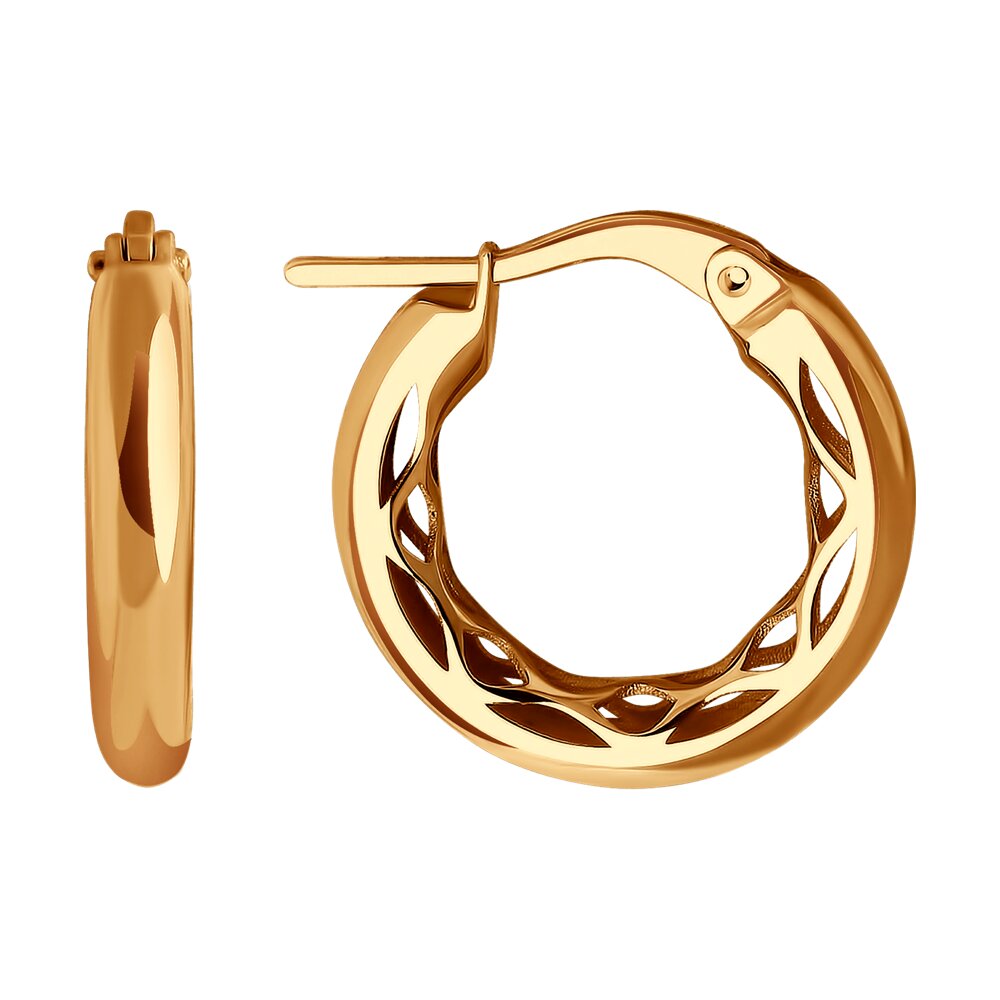 

Серьги конго из красного золота SOKOLOV 029963, 029963