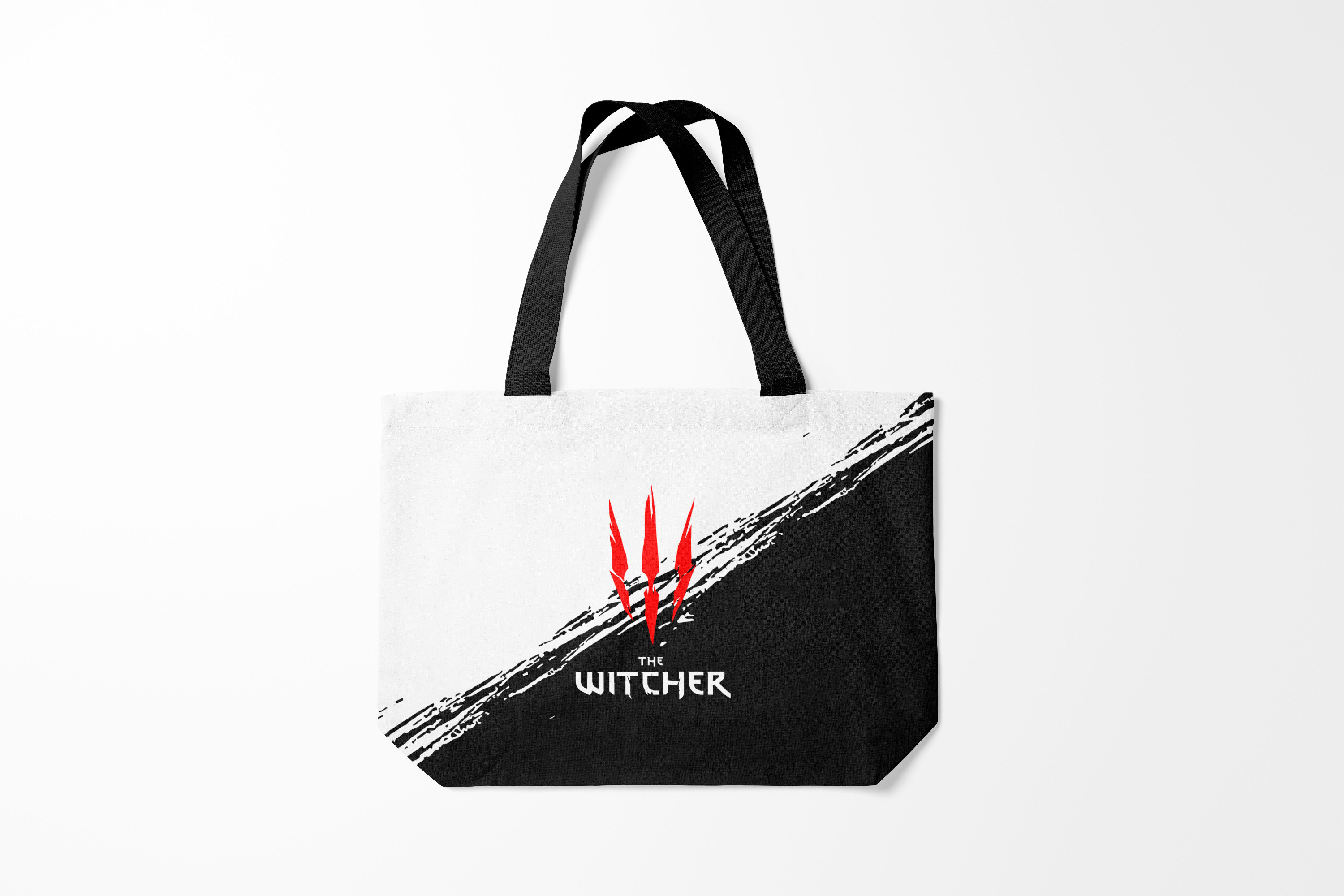 

Сумка шoппер унисекс Burnettie Ведьмак The Witcher., черный; белый, Ведьмак The Witcher.