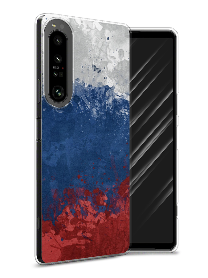 

Чехол Awog на Sony Xperia 1 IV "Флаг России неровный", Разноцветный, 55150-5