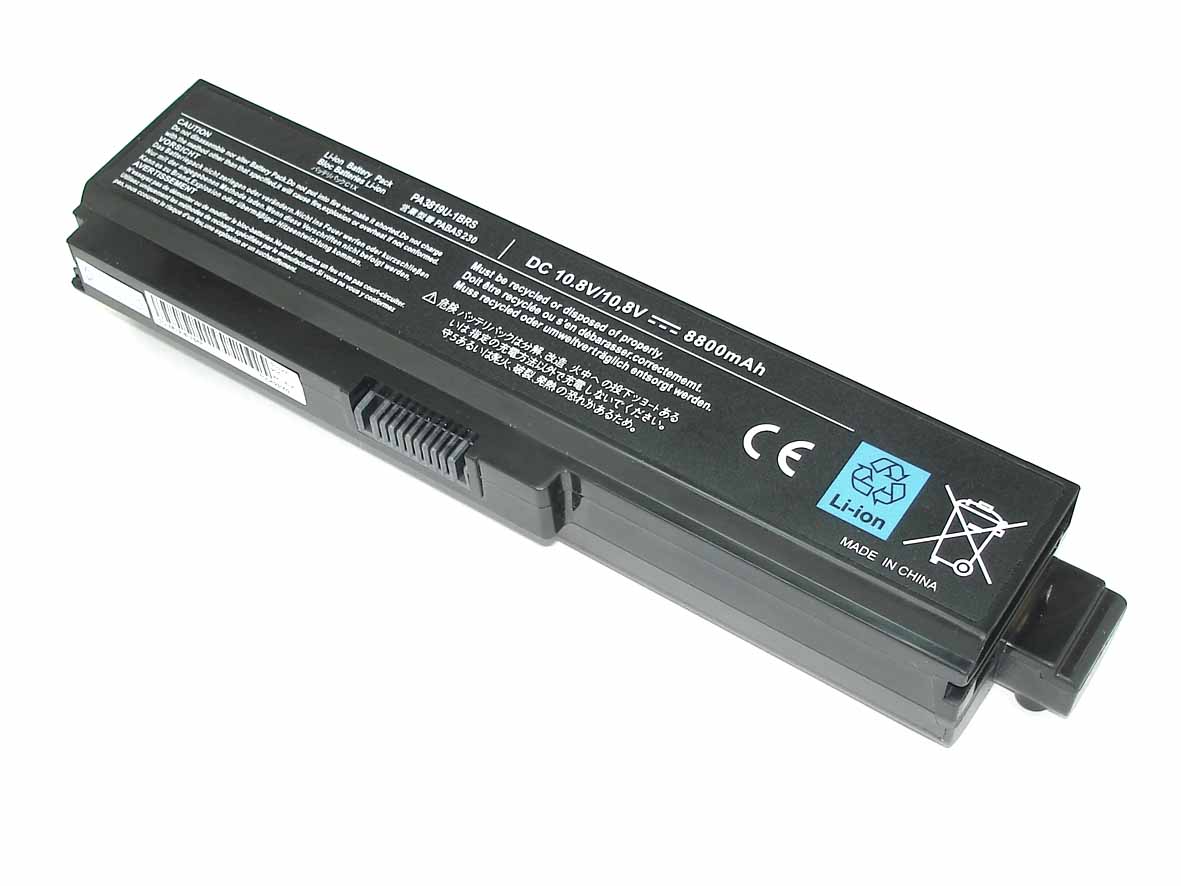 

Аккумулятор для ноутбука Toshiba L750 (PA3634U-1BAS) 8800mAh 10.8V OEM черная